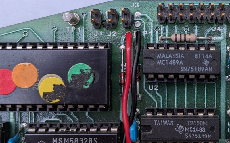 front battery holder connection